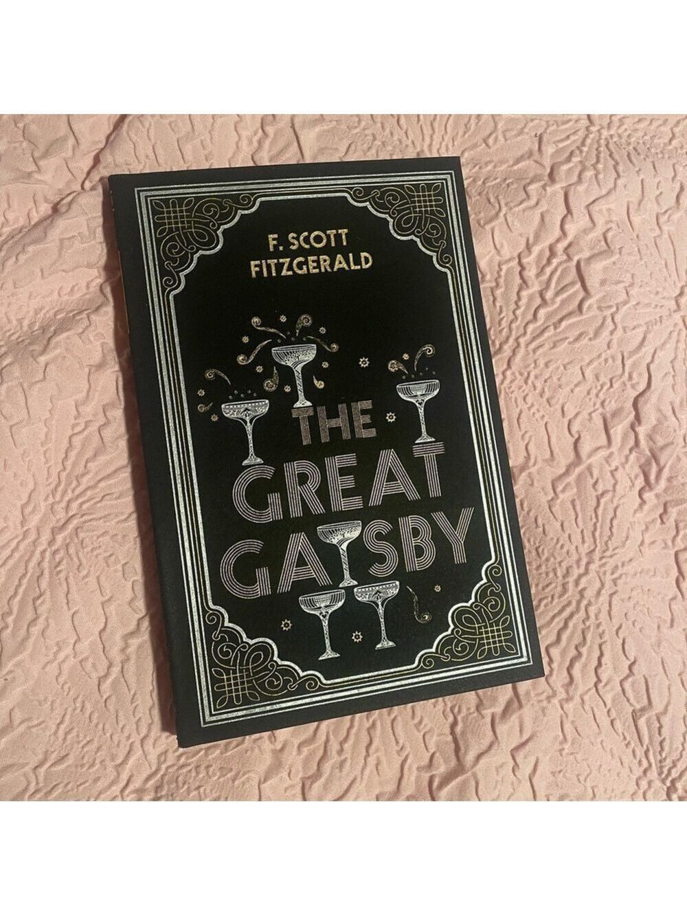 ($8) The Great Gatsby Hardcover Book